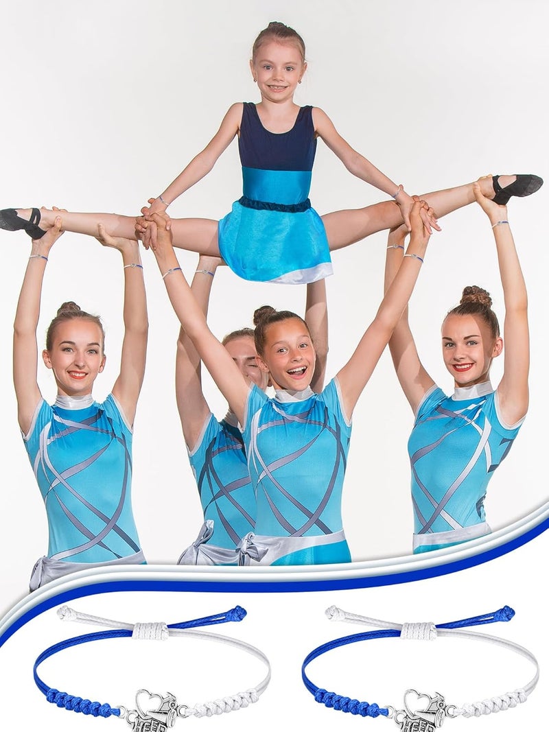 Rtteri 20 Pcs Cheerleader Gifts Cheer Bracelet Girls Charm Bracelet Adjustable Cheerleader Gifts For Cheer Team Jewelry Accessories Bulk - Image 5